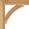 Ekena Millwork Thorton Block Rough Sawn Bracket, Western Red Cedar, 4"W x 24"D x 24"H BKT04X24X24THR05RWR - alternate 2